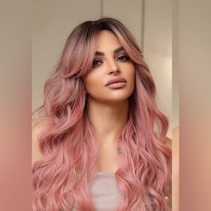 Pink ombré wig never worn